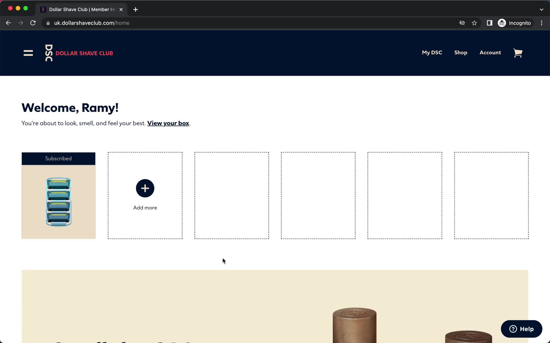 Onboarding screenshot