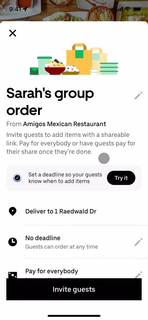 General browsing on Uber Eats video thumbnail