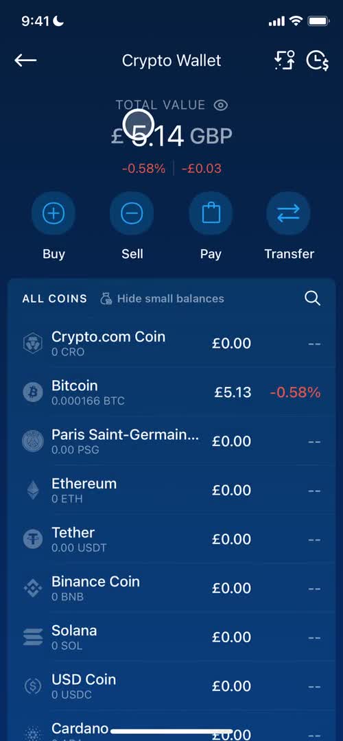 Exchange screenshot