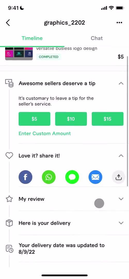 Leaving a review on Fiverr video thumbnail