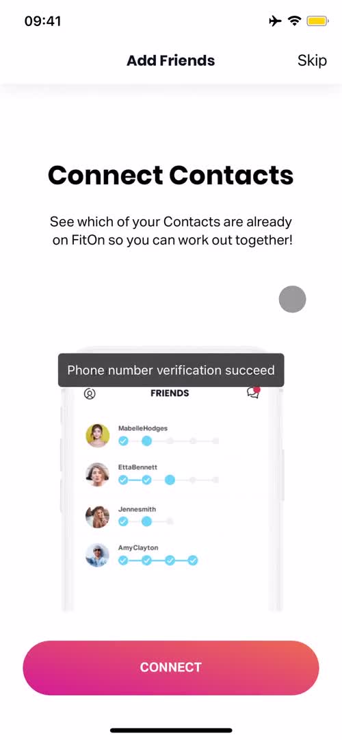 Onboarding screenshot