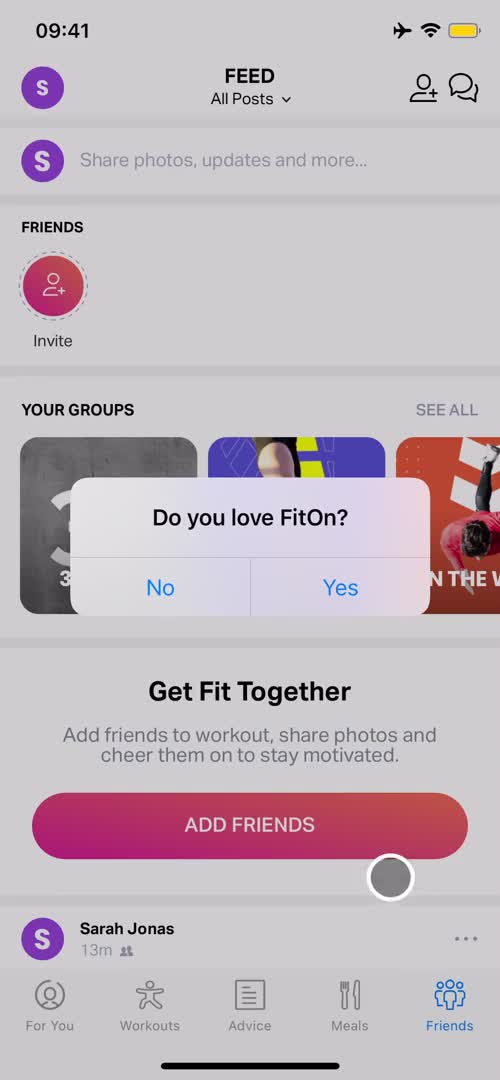 Onboarding on FitOn video thumbnail