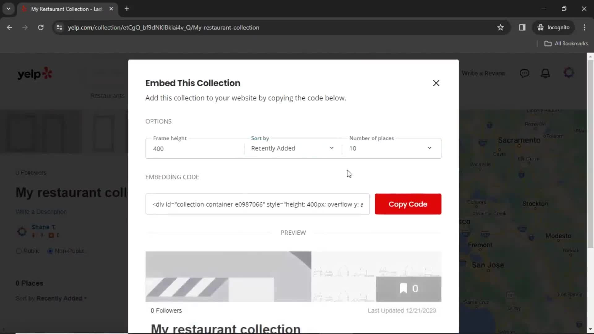 Creating a collection on Yelp video thumbnail