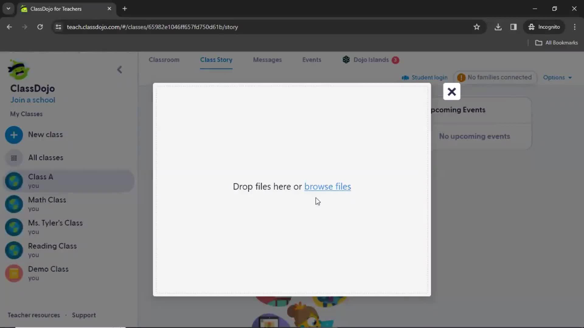 General browsing on ClassDojo video thumbnail