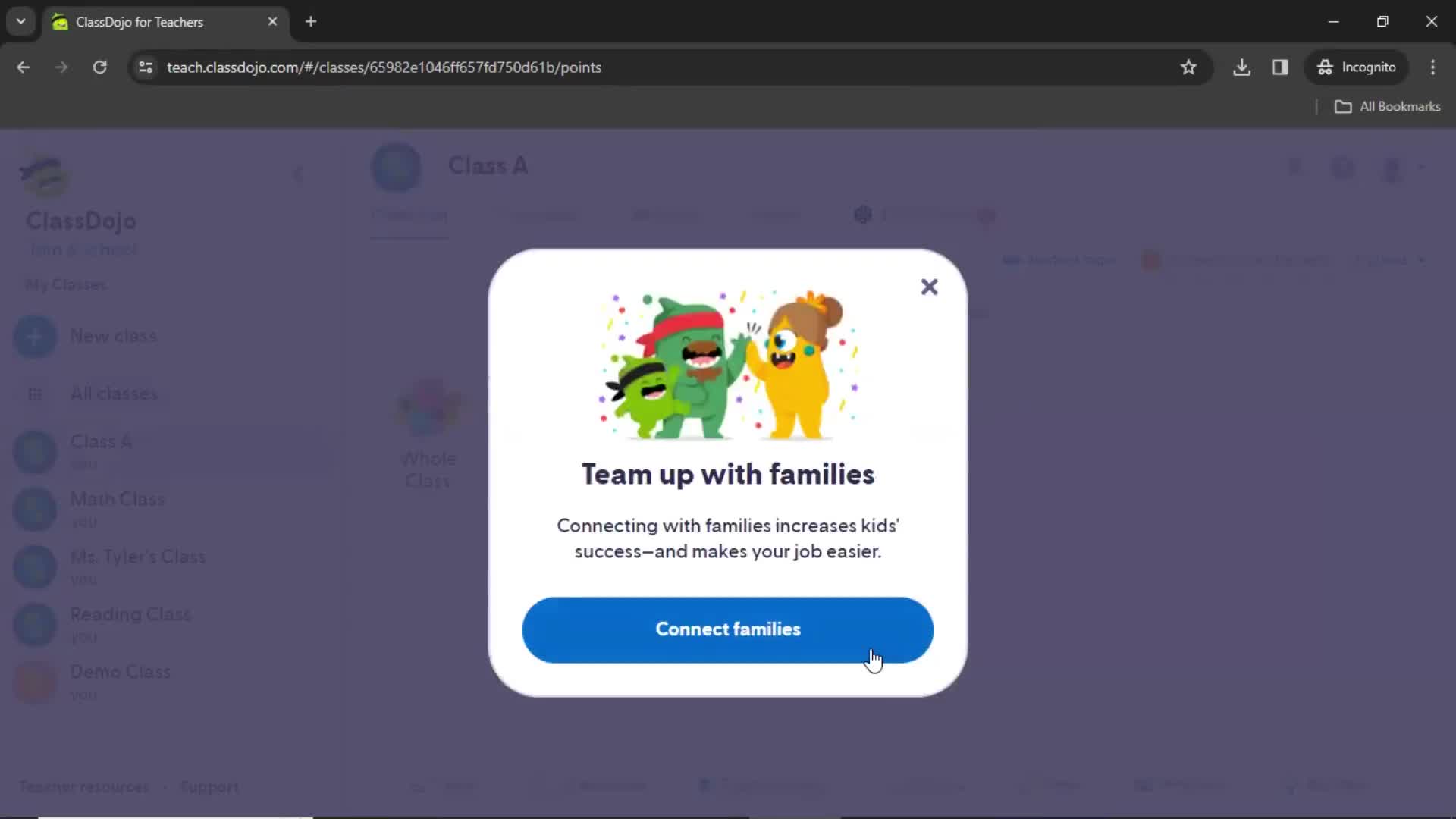 General browsing on ClassDojo video thumbnail