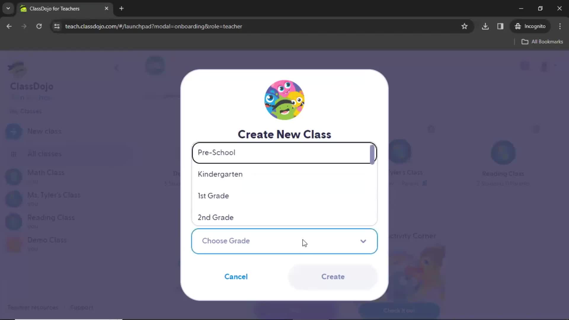 General browsing on ClassDojo video thumbnail