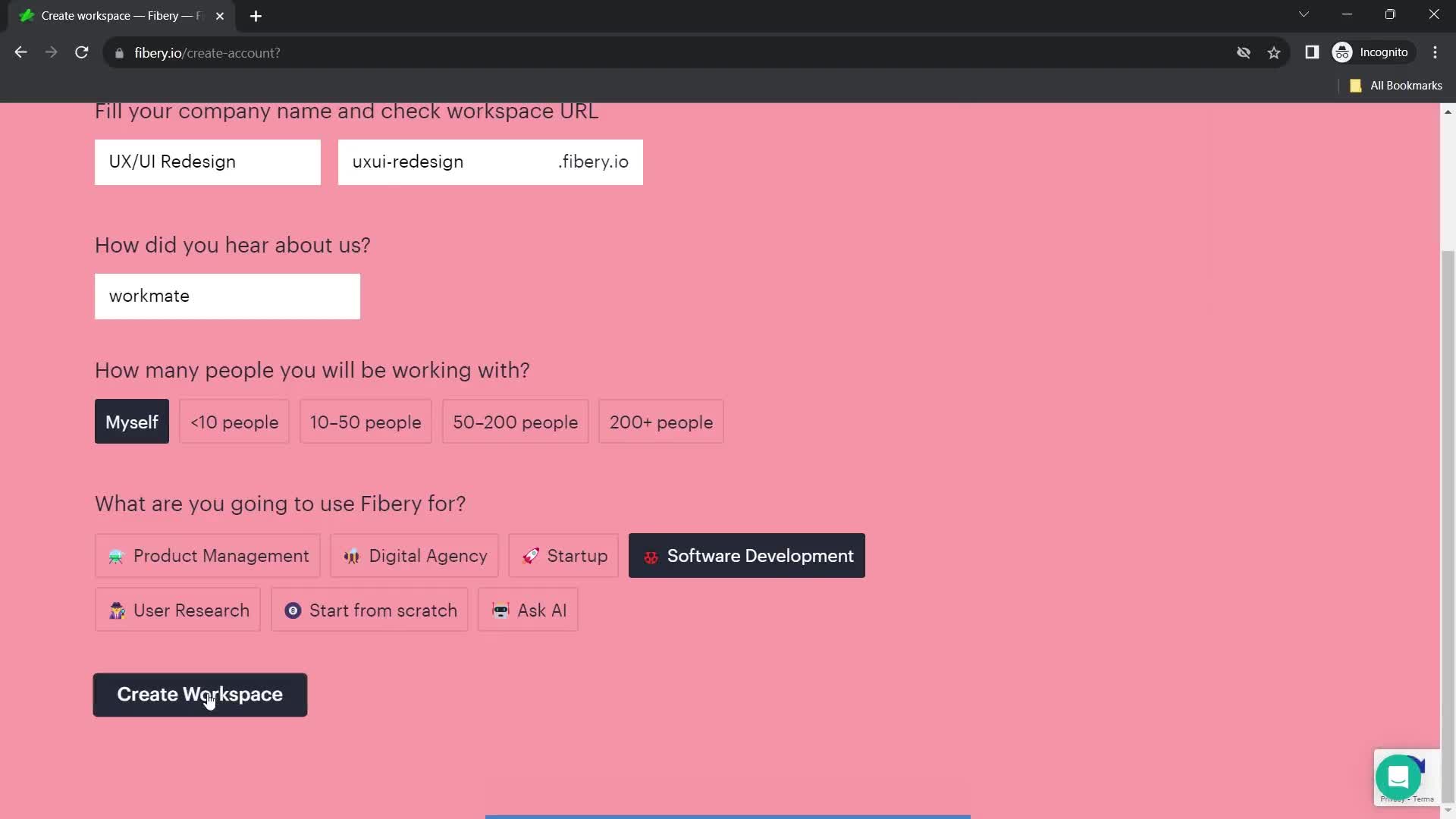 Onboarding screenshot