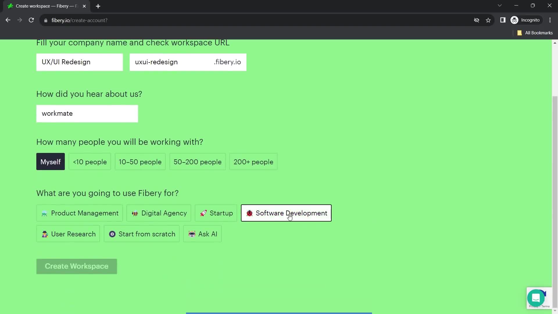 Onboarding screenshot