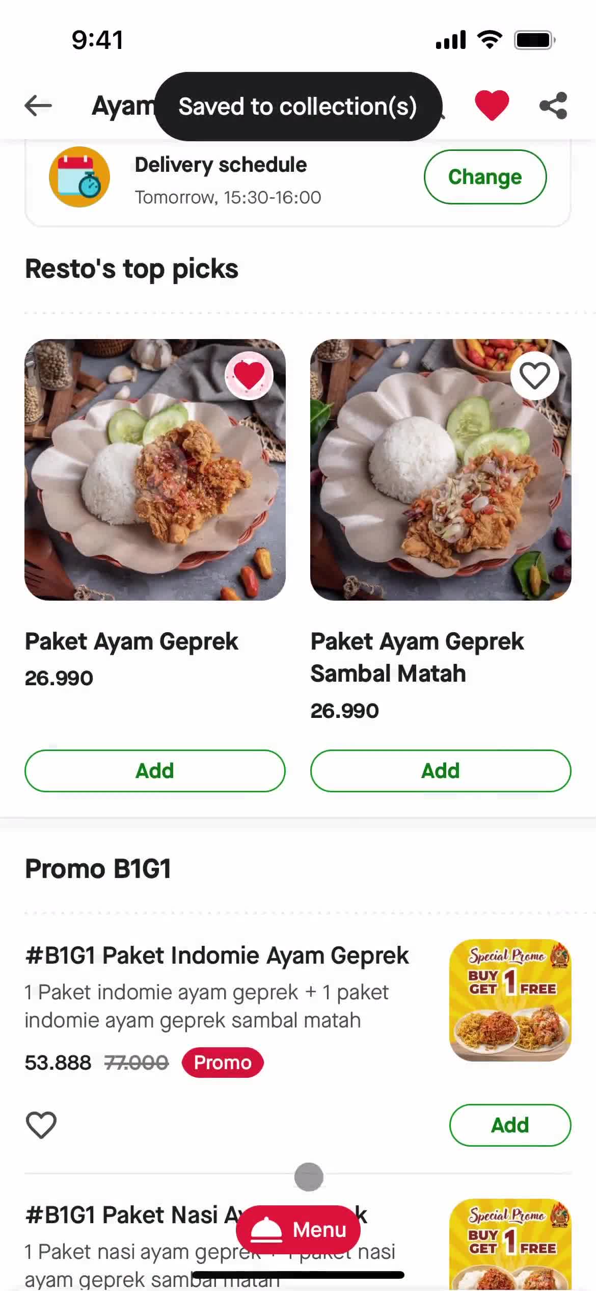 Ordering food on Gojek video thumbnail