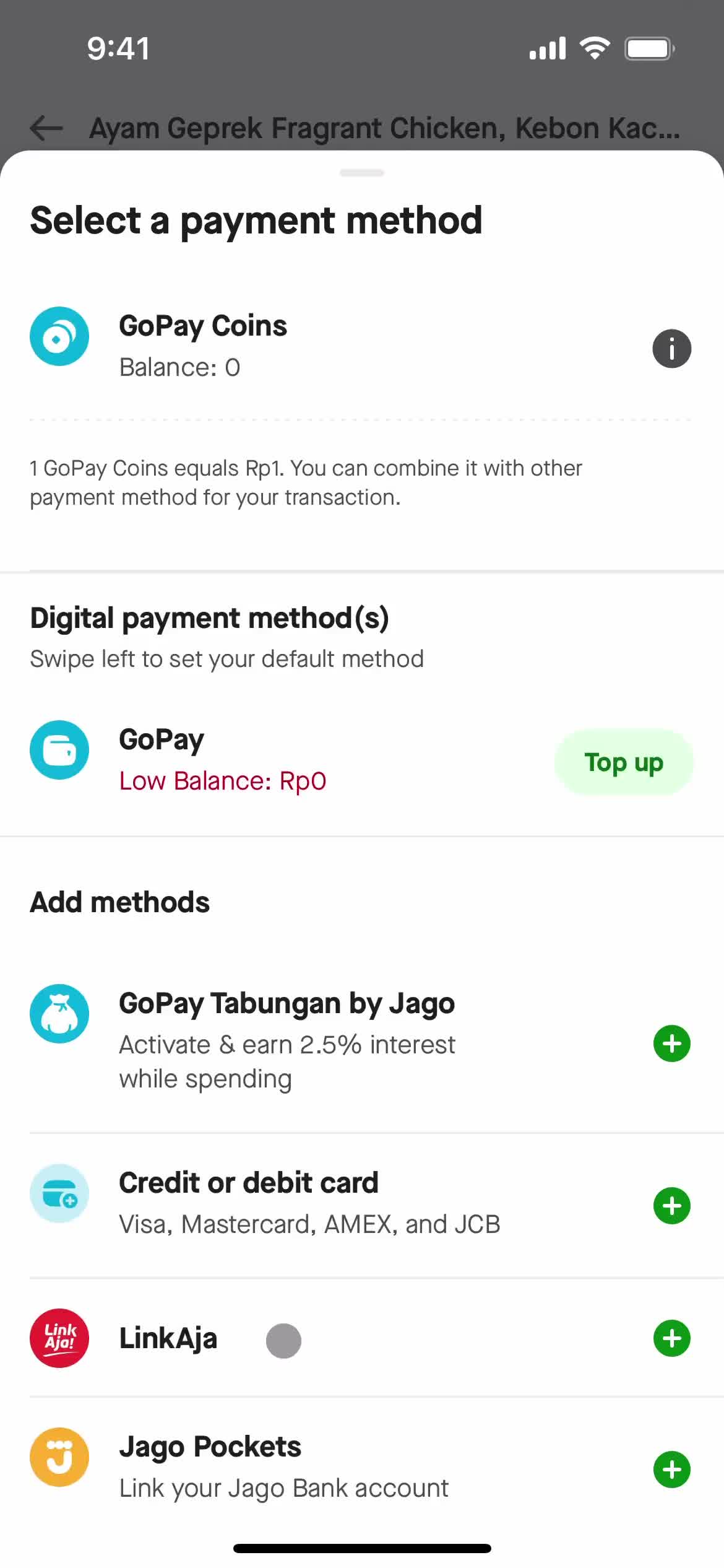 Ordering food on Gojek video thumbnail