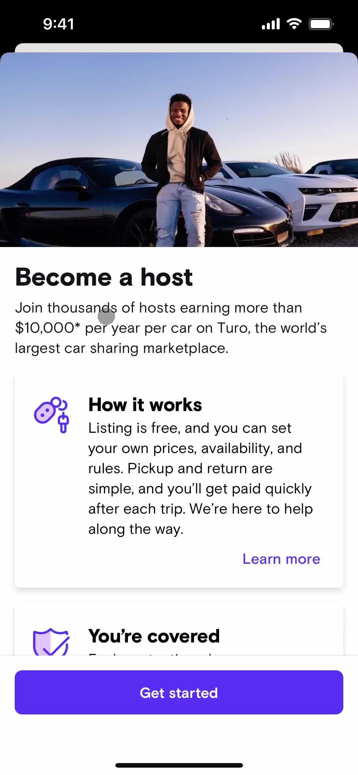 Registering as host on Turo video thumbnail