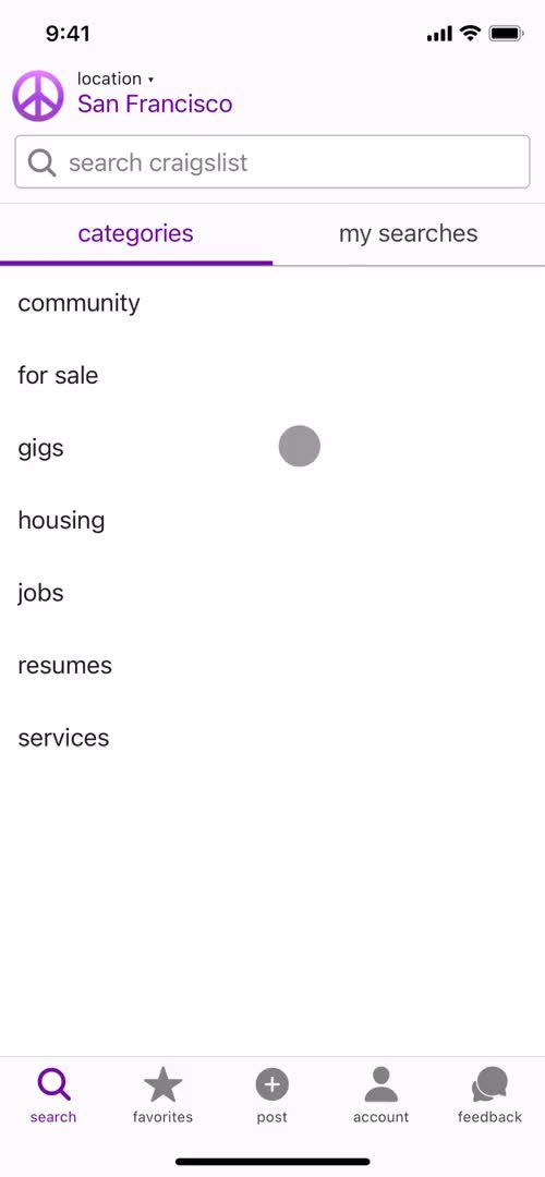 General browsing on Craigslist video thumbnail