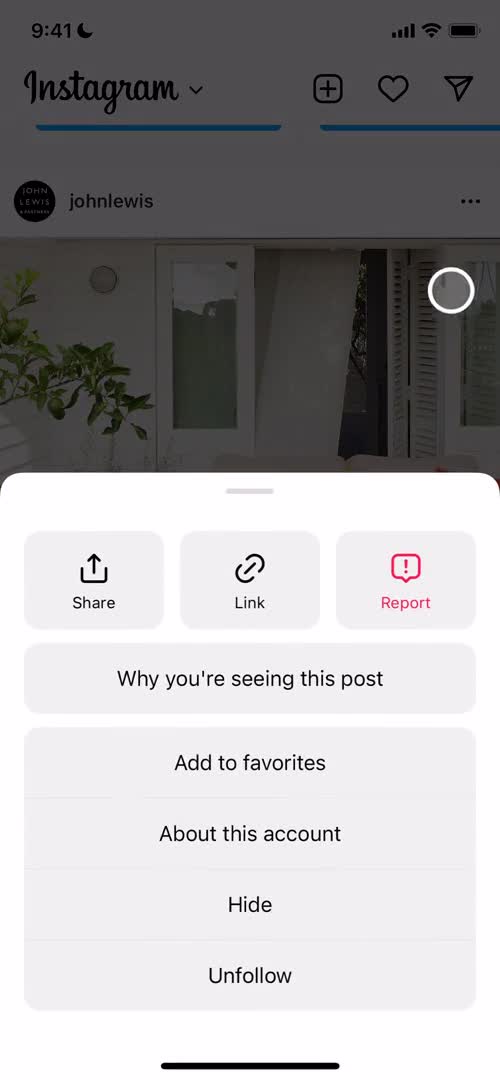 General browsing on Instagram video thumbnail