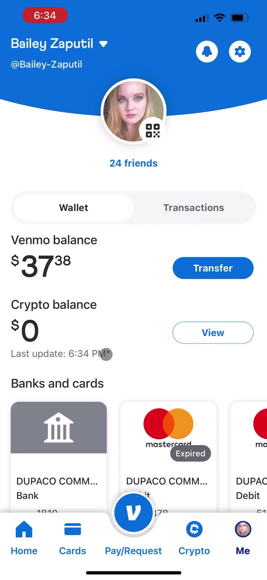 General browsing on Venmo video thumbnail