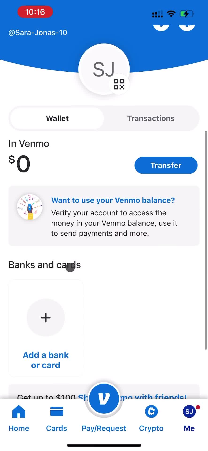 General browsing on Venmo video thumbnail