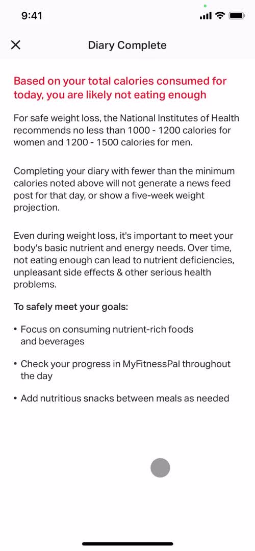 General browsing on MyFitnessPal video thumbnail