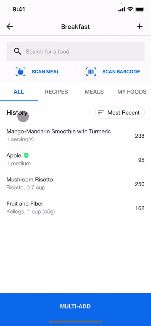 General browsing on MyFitnessPal video thumbnail