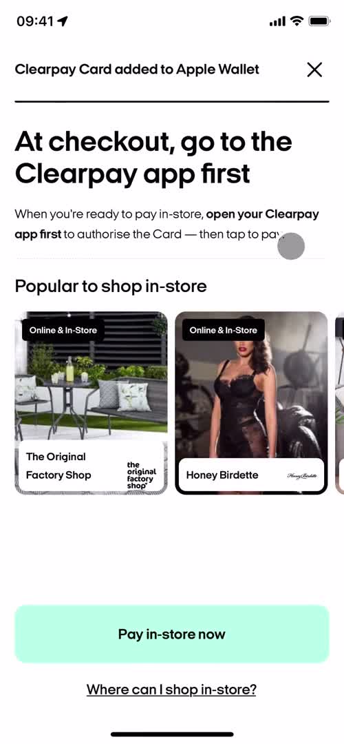 General browsing on Clearpay video thumbnail