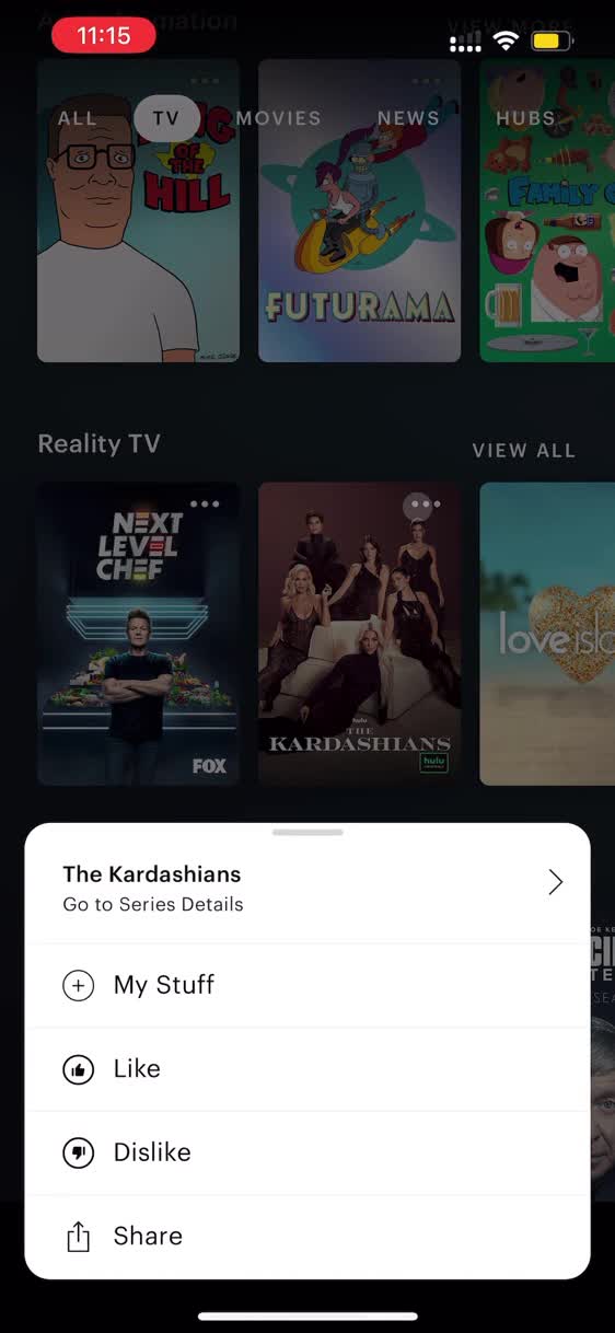 General browsing on Hulu video thumbnail