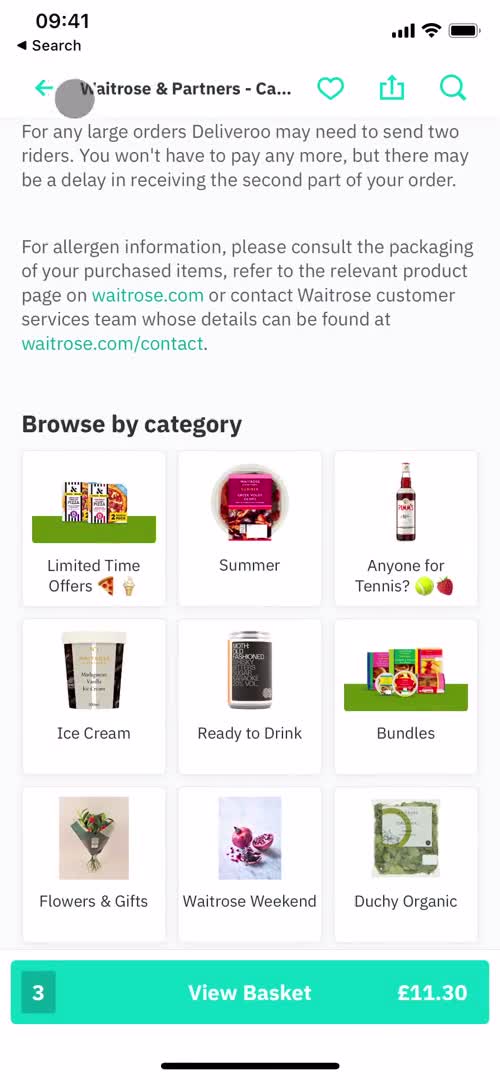 General browsing on Deliveroo video thumbnail