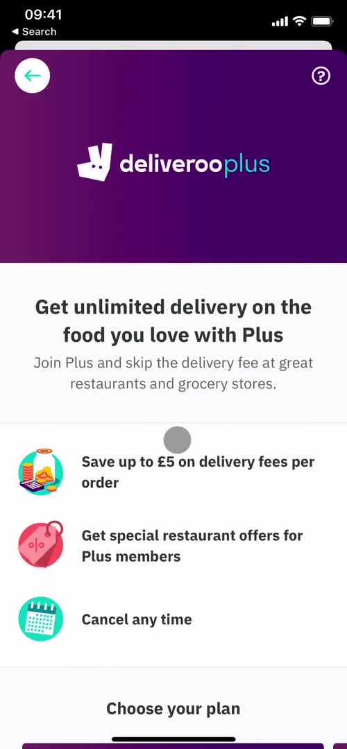 General browsing on Deliveroo video thumbnail