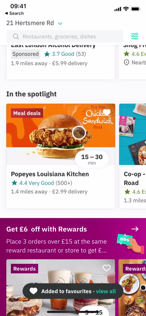 General browsing on Deliveroo video thumbnail