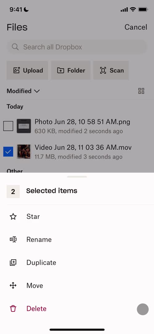 General browsing on Dropbox video thumbnail