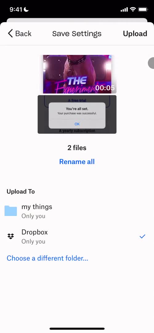 General browsing on Dropbox video thumbnail