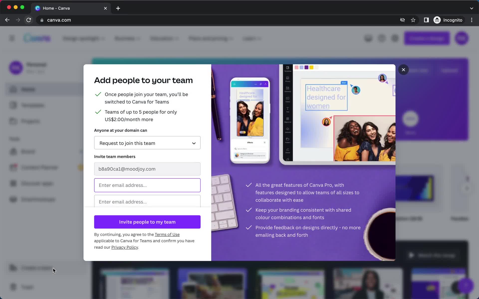 canva-invite-team-screenshot