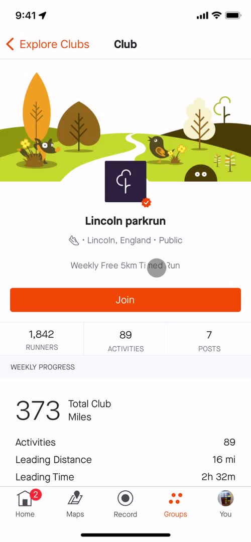 Joining a group on Strava video thumbnail