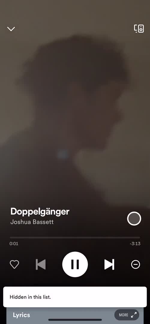 Listening screenshot