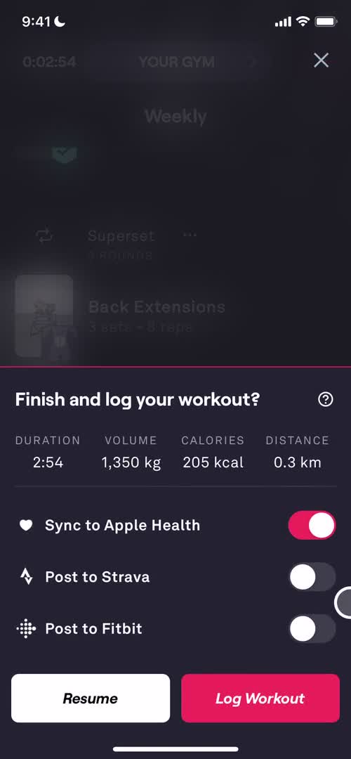 Tracking activity on Fitbod video thumbnail