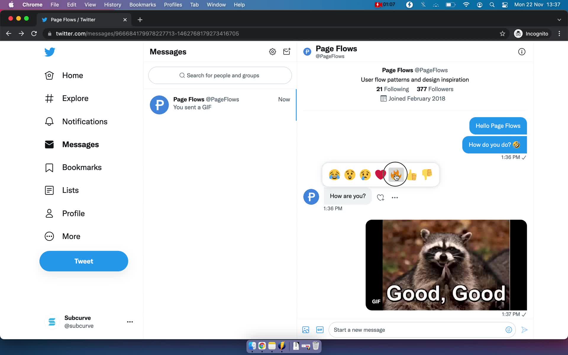 Sending messages on Twitter video thumbnail