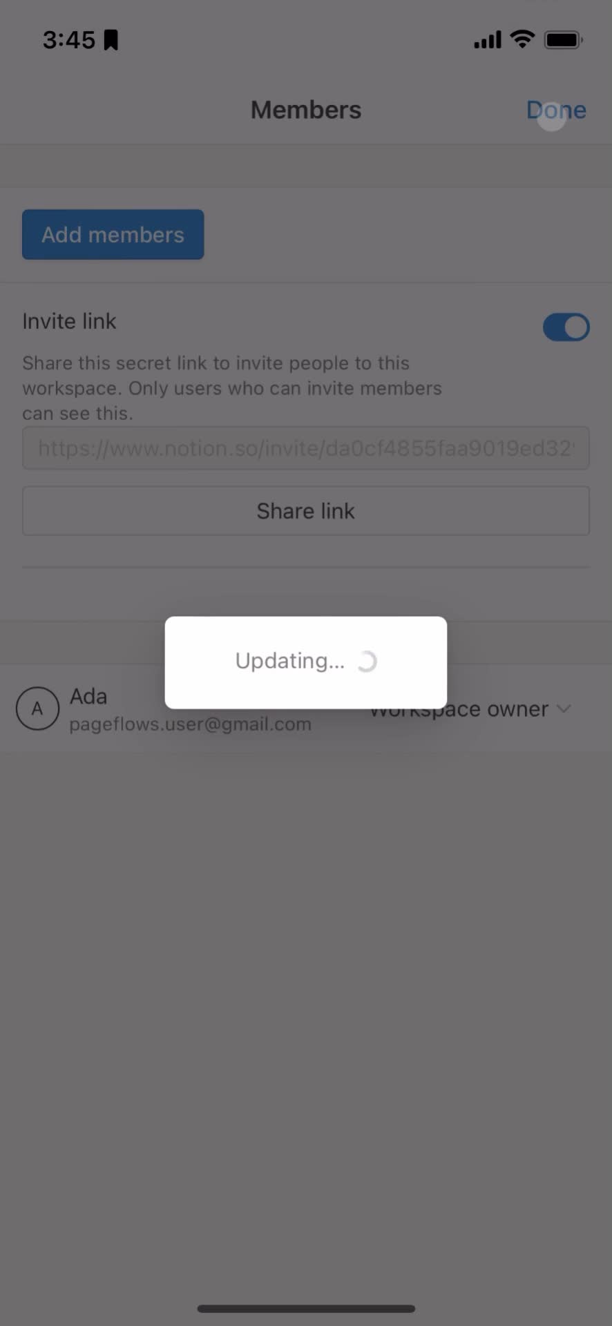 Inviting people on Notion video thumbnail