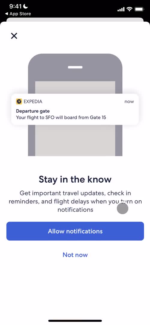 Onboarding screenshot