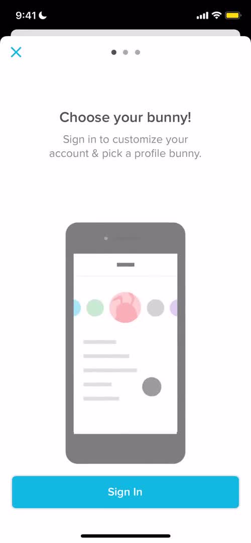 Onboarding screenshot