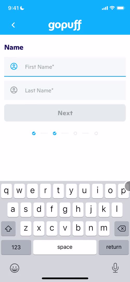 Onboarding screenshot