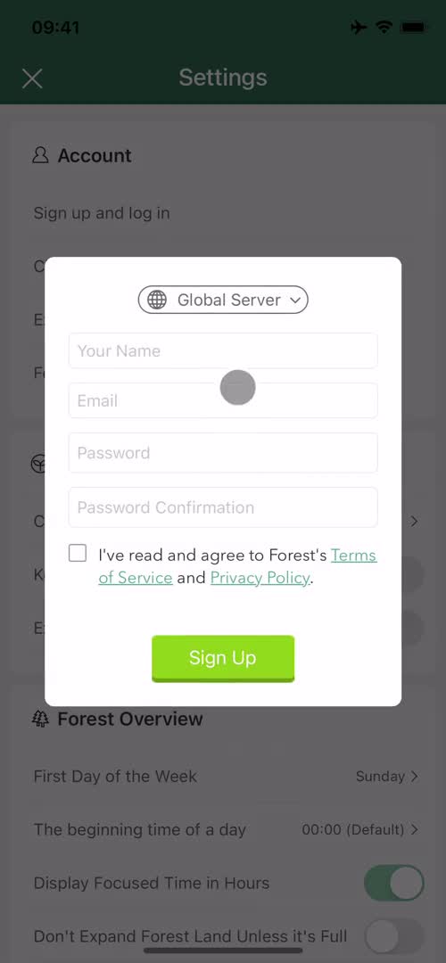 Onboarding screenshot