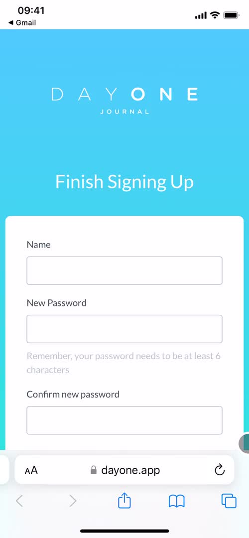 Onboarding screenshot