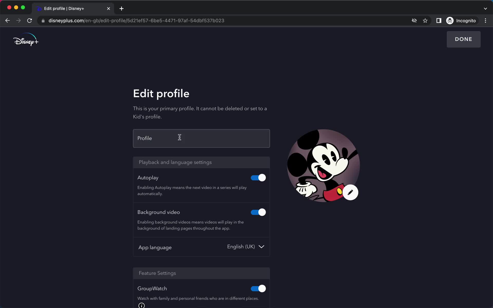 Onboarding screenshot