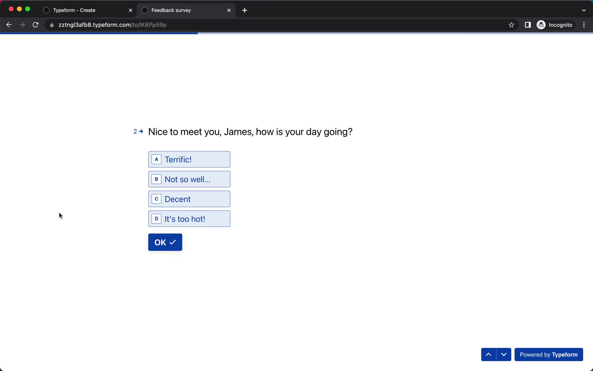 Onboarding screenshot