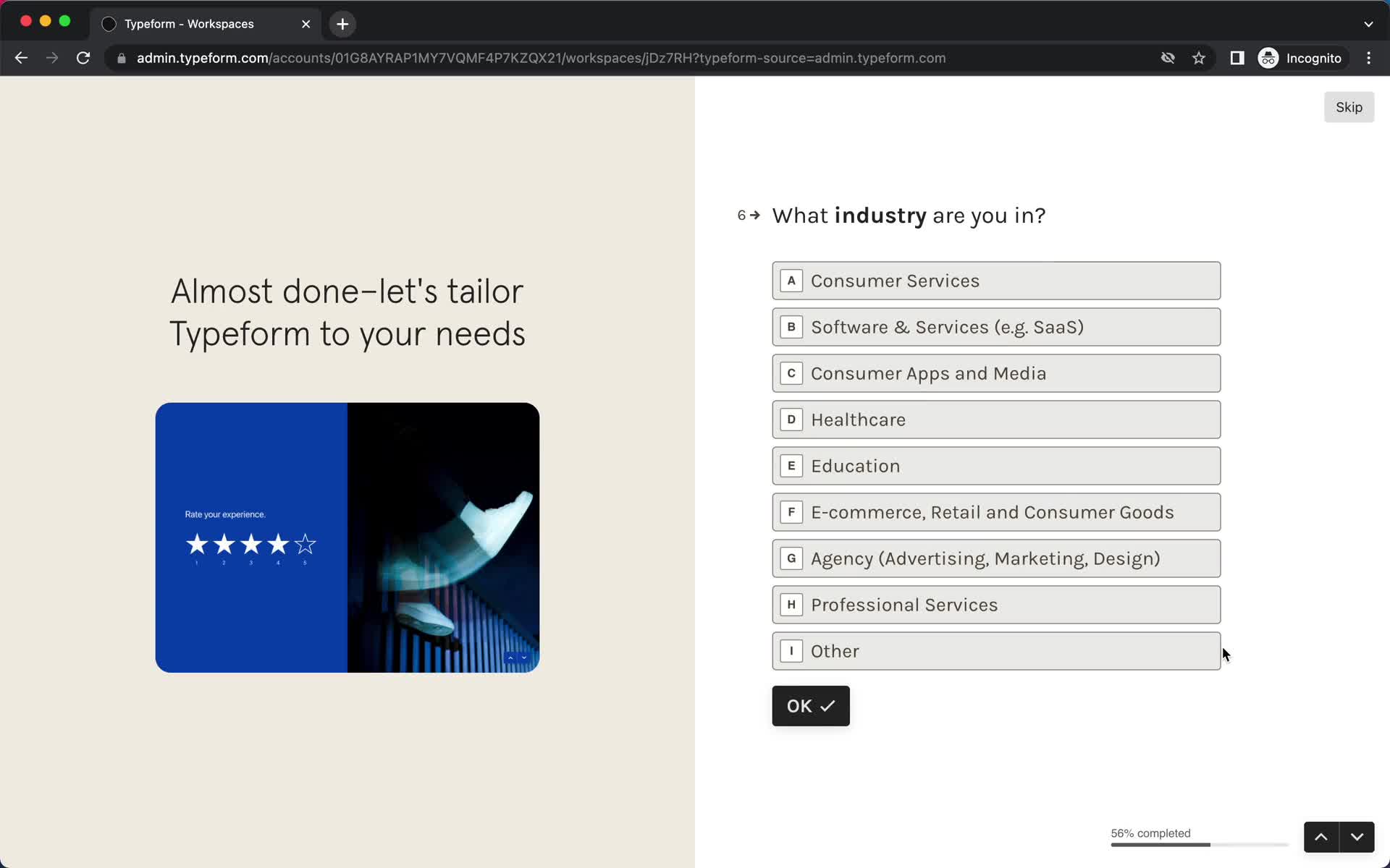 Onboarding screenshot