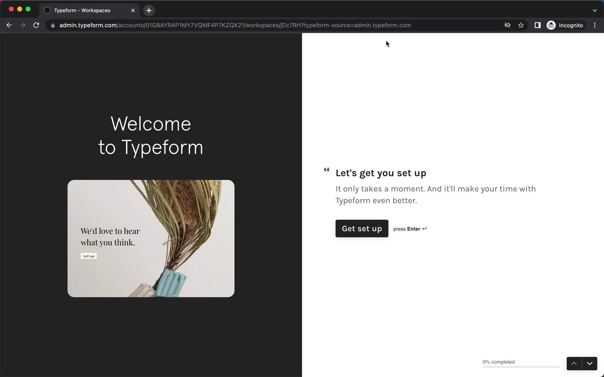 Onboarding on Typeform video thumbnail