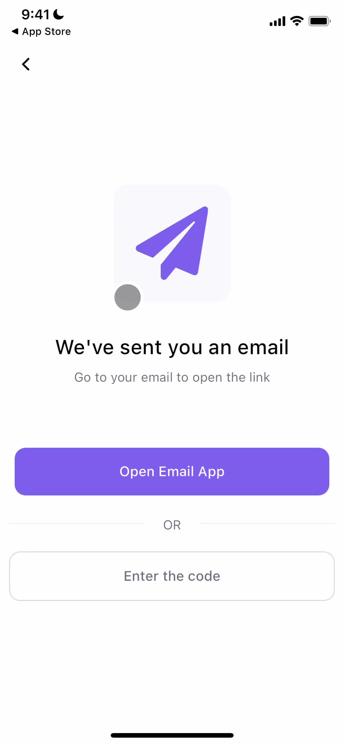 ClickUp verify email screenshot