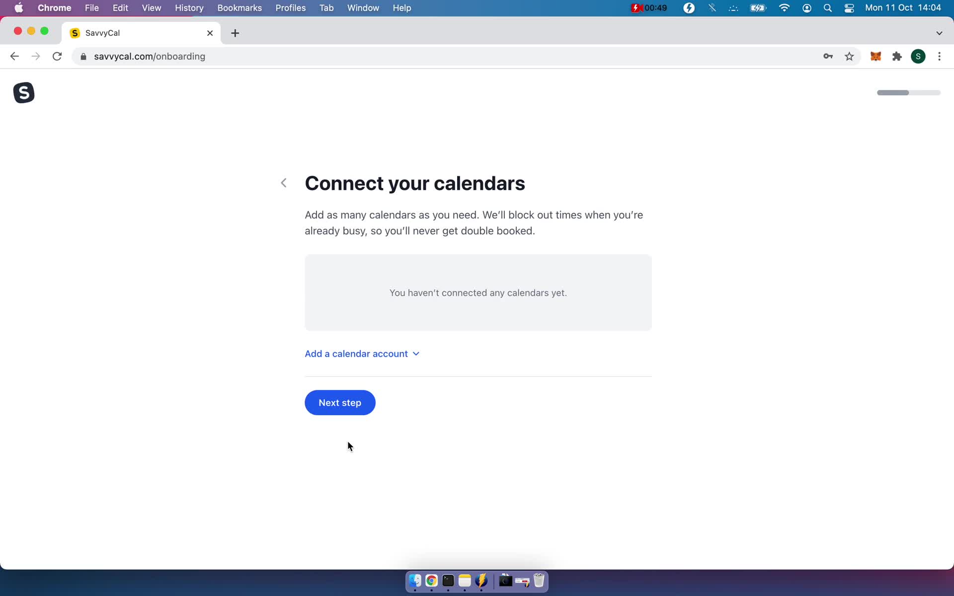 SavvyCal connect calendar screenshot