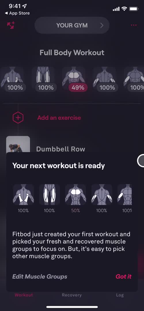 Onboarding on Fitbod video thumbnail