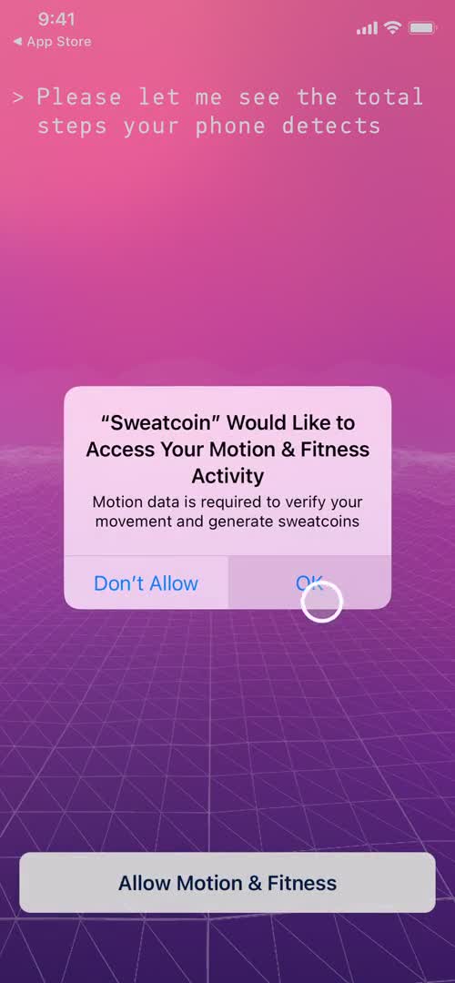 Onboarding on Sweatcoin video thumbnail