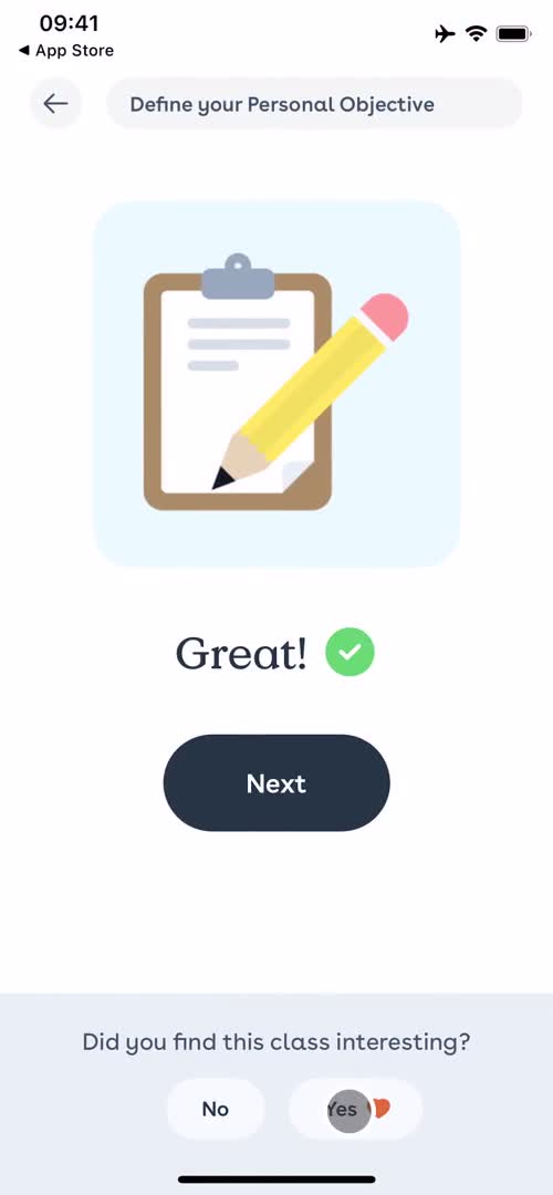 Onboarding screenshot