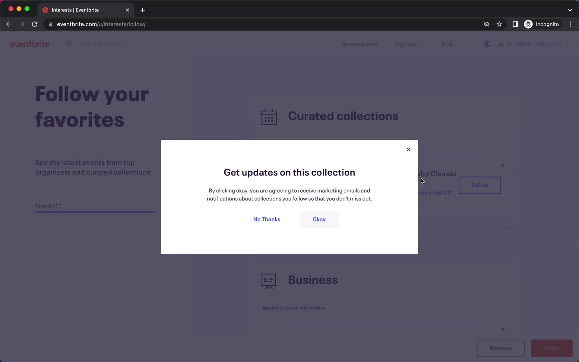 Onboarding screenshot