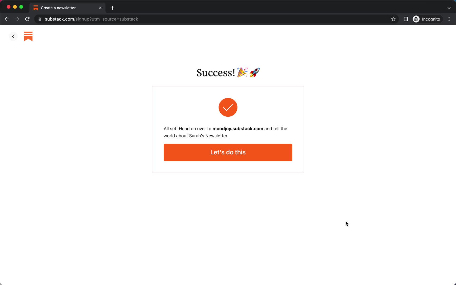 Onboarding screenshot